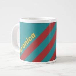 Rubin-Riff-Streifen mit Namen Jumbo-Tasse