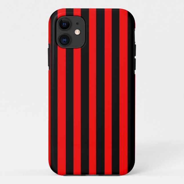 Rubin Schwarz Case-Mate iPhone Hülle (Rückseite)