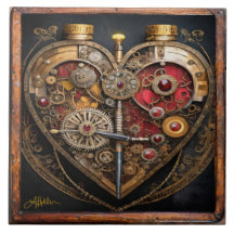 Rubine und Getriebe der Heart Steampunk Serie