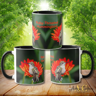 Rubinkehlkolibri "Gerber Gänseblümchen" Tasse