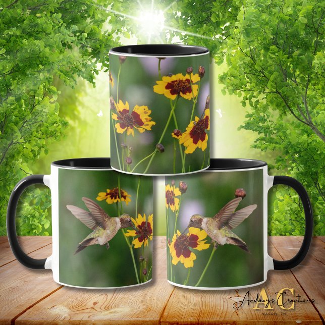 Rubinkehlkolibri "in Plains Coreopsis" Tasse (Von Creator hochgeladen)