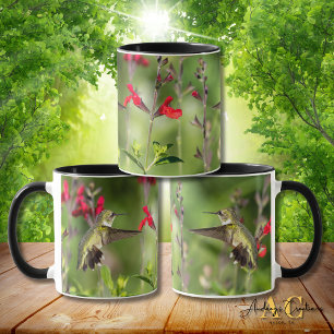 Rubinkehlkolibri "in Radio Red Salvia" Tasse