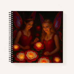 Rubinrote Fee Kühnes Dramatisches Fantasydesign Notizbuch