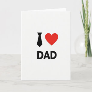 Rubinrotes Herz Vater Karte