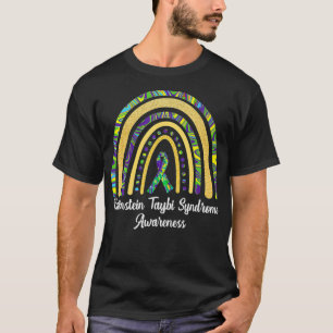 Rubinstein Taybi Syndrom Aufklärung RTS Regenbogen T-Shirt