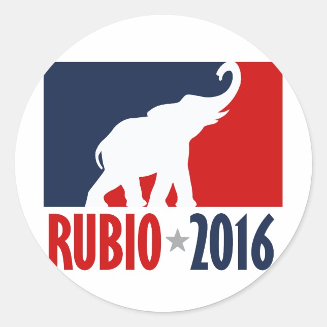RUBIO 2016 SPORTPRO -.png Runder Aufkleber (Vorderseite)