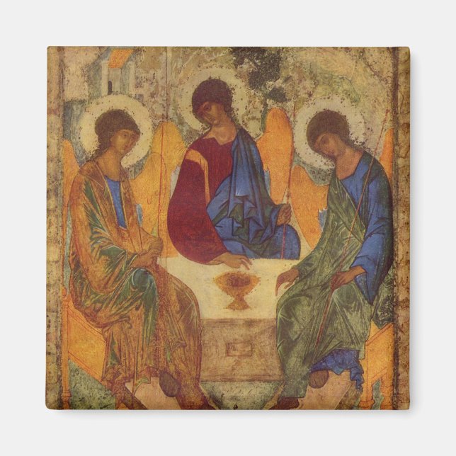 Rublev Trinity am Tisch Magnet (Vorne)