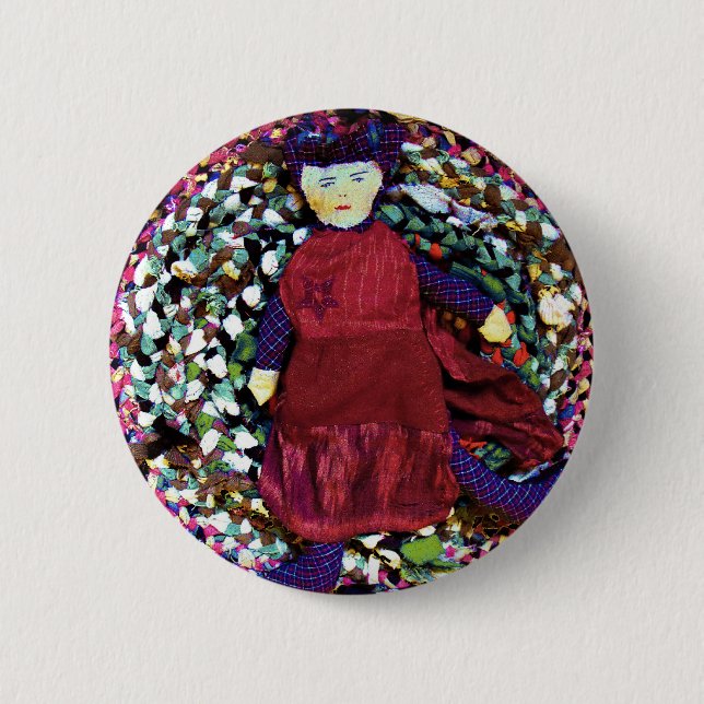 Rubra, die Rag Queen Button (Vorderseite)