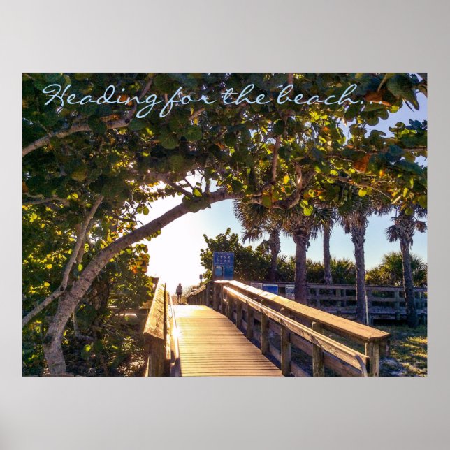 Rubrik für die Beach Print Poster (Vorne)