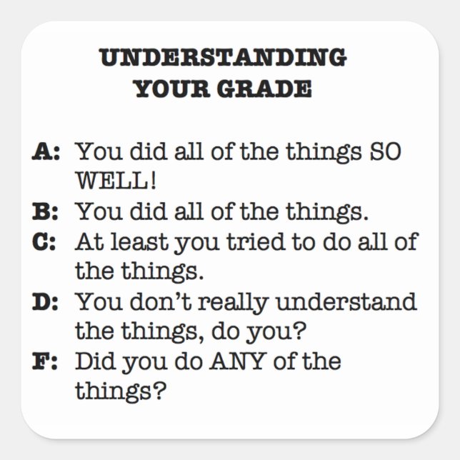 Rubrikkleber - der Original-Rubinkleber Quadratischer Aufkleber (Vorderseite)