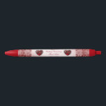 Ruby 40th Wedding Anniversary Black Ink Pen Kugelschreiber<br><div class="desc">Ein Digitalbcon-Bilddesign mit rubinrotem Motiv mit einer Vielzahl von individuellen Bildern, Formen, Mustern, Stilen und Schriftart in diesem einzigartigen "Ruby Wedding Anniversary"-Pen. Dieses farbenprächtige und ansprechende Design wird ergänzt durch eine individuell gestaltbare Textschrift, die Ihren eigenen besondere Anlass zum Anzug bringt und Ihnen ein großes Dankeschön an alle Gäste Ihres...</div>
