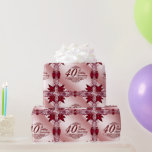 Ruby 40th Wedding Anniversary Wrapping Paper Geschenkpapier<br><div class="desc">Ein Digitalbcon-Design mit rubinroter Farbe und elegantem Design-Design mit einer Vielzahl von individuellen Bildformen, Mustern, Stilen und Schriftart in diesem einzigartigen "Ruby 40th Wedding Anniversary" Wrapping Paper. Dieses attraktive Design wird mit einer gefliesten Display-Option ergänzt. KOMPLETTE IHRE JAHRESZEILUNG MIT IDEEN UND ZUGÄNGEN AUS DER RUBY 40. JAHRESSAMMLUNG, DIE FÜR DEN...</div>