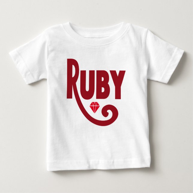 Ruby Baby T-shirt (Vorderseite)