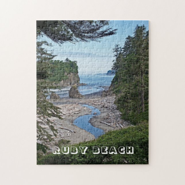 Ruby Beach, Olympic National Park, Washington Puzzle (Vertikal)