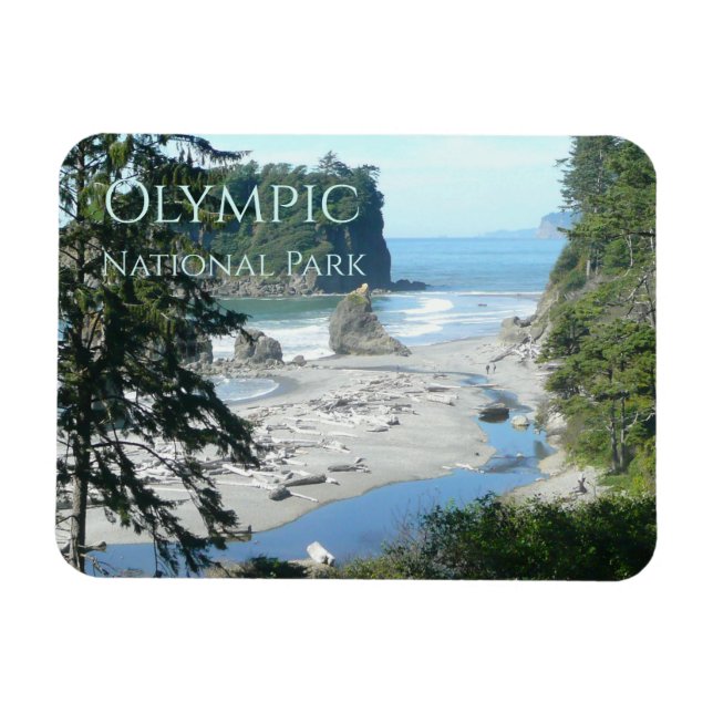 Ruby Beach Olympischer Nationalpark Magnet (Horizontal)