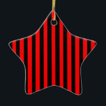 Ruby Black Keramik Ornament<br><div class="desc">Ruby Black ist ein einfaches Design aus schwarzen und roten Streifen,  die Anzug jede Anlässe und Gegenstände. Dieses Bild ist auf einer Vielzahl von anderen Produkten verfügbar,  klicken Sie einfach auf den Link unter dem Foto in der Nähe von 'Über dieses Design'.</div>