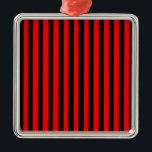 Ruby Black Ornament Aus Metall<br><div class="desc">Ruby Black ist ein einfaches Design aus schwarzen und roten Streifen,  die Anzug jede Anlässe und Gegenstände. Dieses Bild ist auf einer Vielzahl von anderen Produkten verfügbar,  klicken Sie einfach auf den Link unter dem Foto in der Nähe von 'Über dieses Design'.</div>