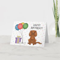 Ruby Cavalier King Charles Spaniel Dog - Geburtsta