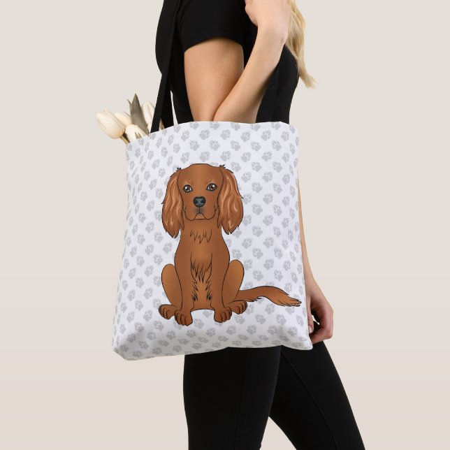 Ruby Cavalier King Charles Spaniel & Paws (Von Nahem)