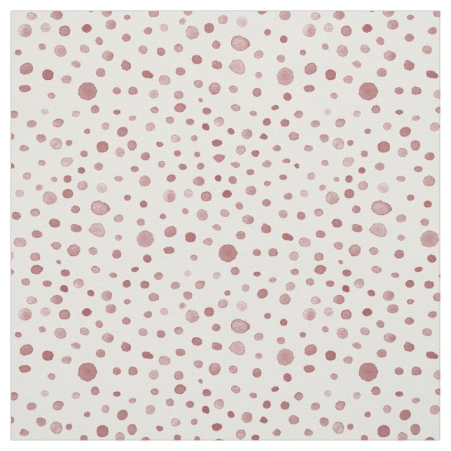 Ruby Confetti Wassercolor Dots Fabric Stoff (Muster)