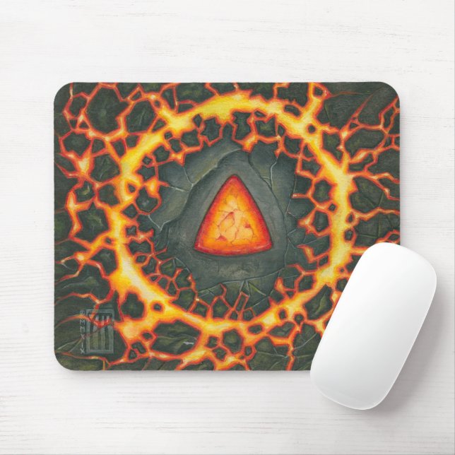 Ruby Core Gemstone Mousepad (Mit Mouse)
