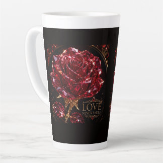 Ruby Crystal Rose – Love Never Fades Milchtasse