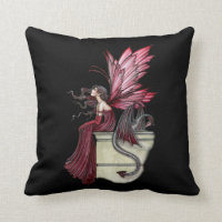 Ruby-Drache und Fee-Kissen