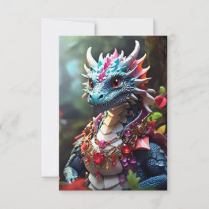 Ruby Dragon Dankeskarte