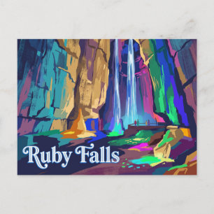 Ruby Falls Tennessee Postkarte