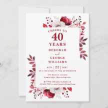 Ruby freut sich über 40 Jahre Hochzeitstag
