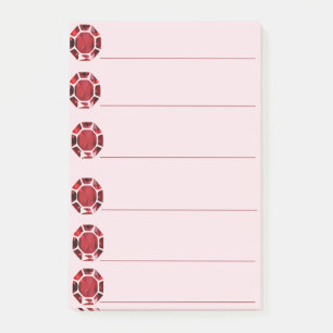 Ruby Gem Stone Checkliste Post-it Klebezettel