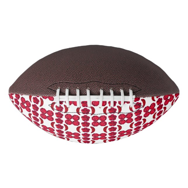 Ruby Gemstone Art, Red Football (Vorderseite)