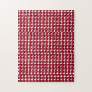 Ruby Gemstone Art, Red Puzzle