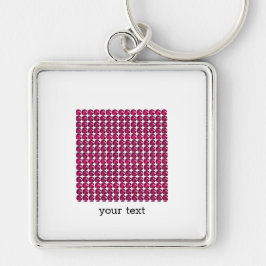 Ruby Gemstone Art, Red Schlüsselanhänger