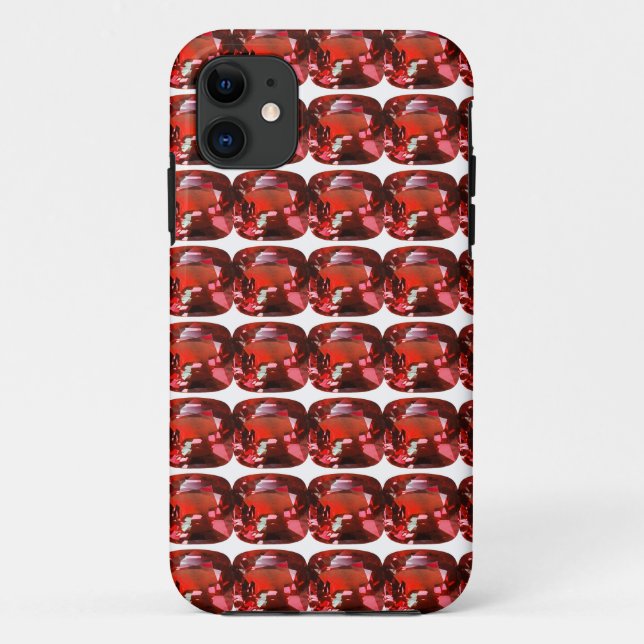 Ruby Gemstone Red Case-Mate iPhone Hülle (Rückseite)