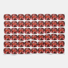 Ruby Gemstone Red Geschirrtuch