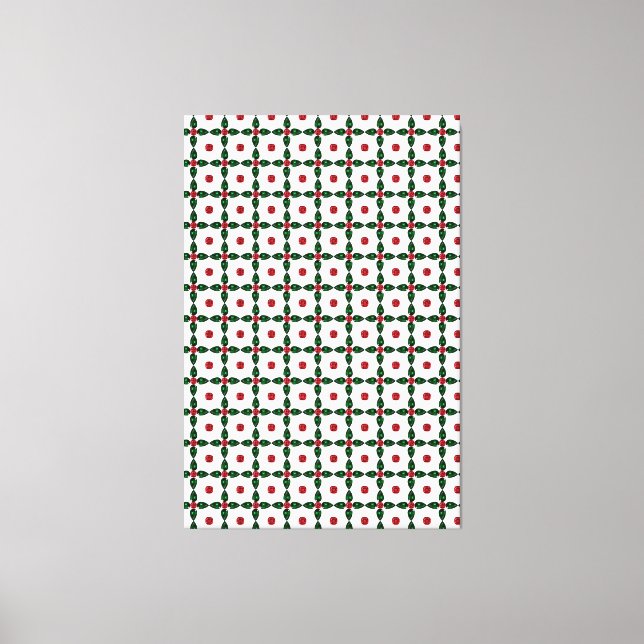 Ruby Gemstone Red Leinwanddruck (Vorderseite)