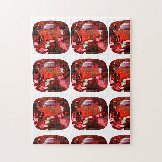 Ruby Gemstone Red Puzzle (Vertikal)