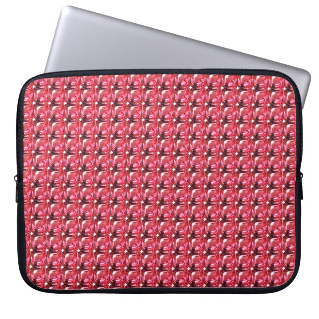 Ruby Gemstone Rujon Birthstone Rot Laptopschutzhülle (Vorderseite)