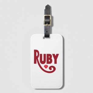 Ruby Gepäckanhänger