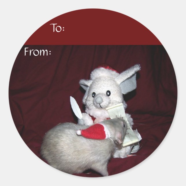 Ruby Gift Sticker (Vorderseite)