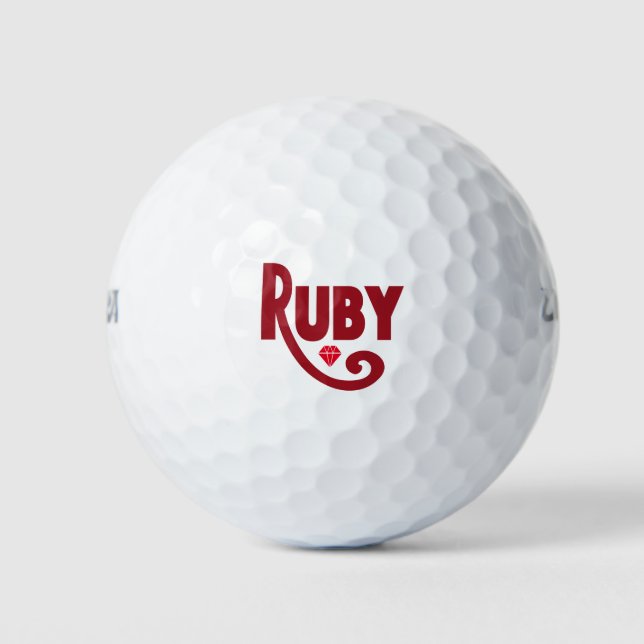 Ruby Golfball (Vorderseite)