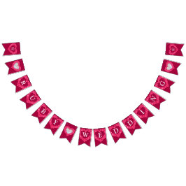 Ruby Hochzeit 40-jähriges Foto Wimpelkette