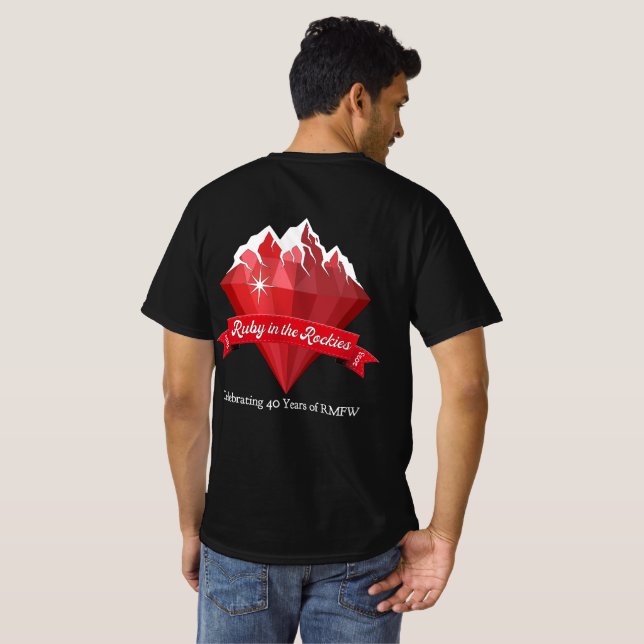 Ruby in den Rockies T-Shirt (Schwarz voll)