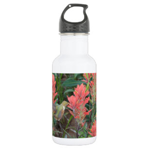 Ruby in Red Blume Hummingbird Trinkflasche