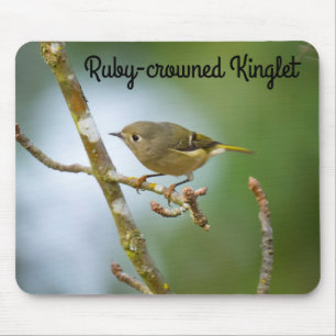 Ruby-Krone-Kinglet Mousepad