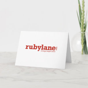 Ruby Lane Dankeskarten - 18 cm x 13 cm Dankeskarte