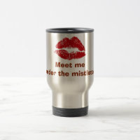 RUBY LIPS= "MEET ME UNTER MISTLETOS"-TASSE