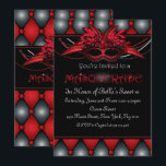 Ruby Masquerade Party Einladungen<br><div class="desc">Ruby Red Masquerade Einladungen. Schöne Mittelmaske mit Akzenten aus Perlen. Diese elegante,  maskierte Party Einladung kann für eine Reihe von Party verwendet werden: Geburtstage,  Sweet 16,  Brautparty oder Proms! Für weitere Informationen wenden Sie sich bitte an Metro-Events.</div>