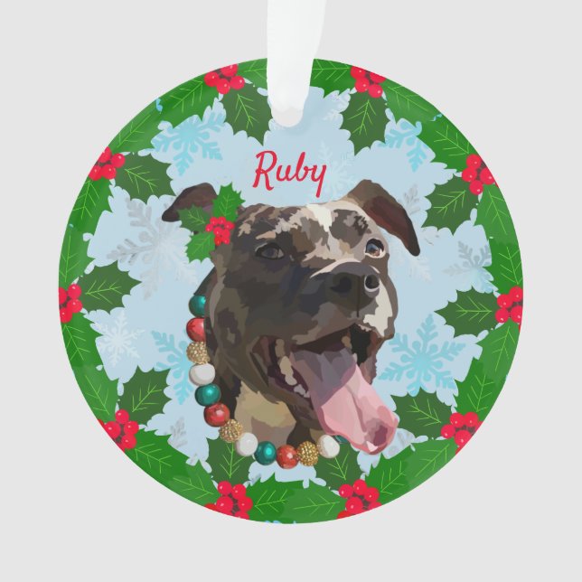 Ruby-Ornament Ornament (Vorderseite)